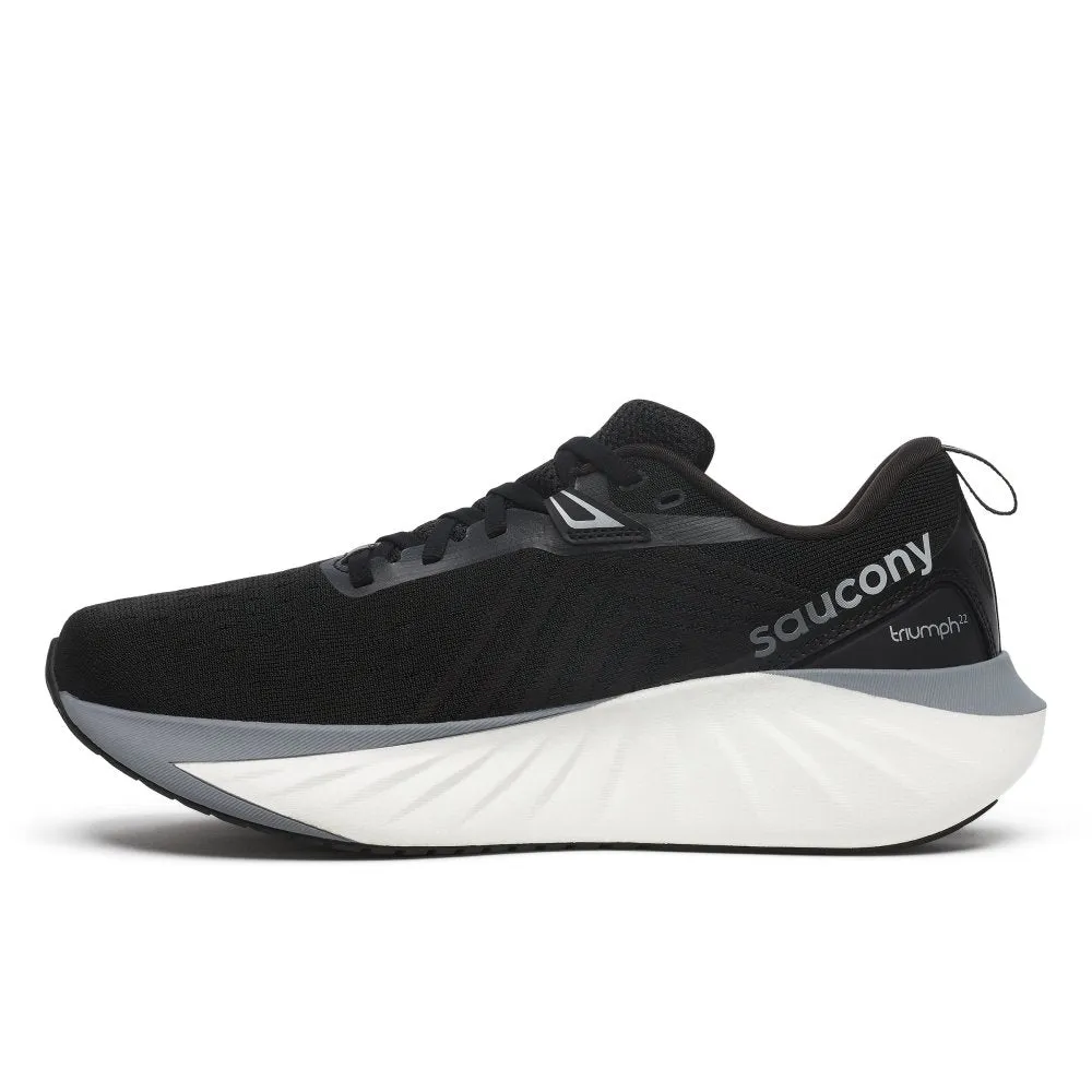 Saucony Men's Triumph 22 Wide - Black/White