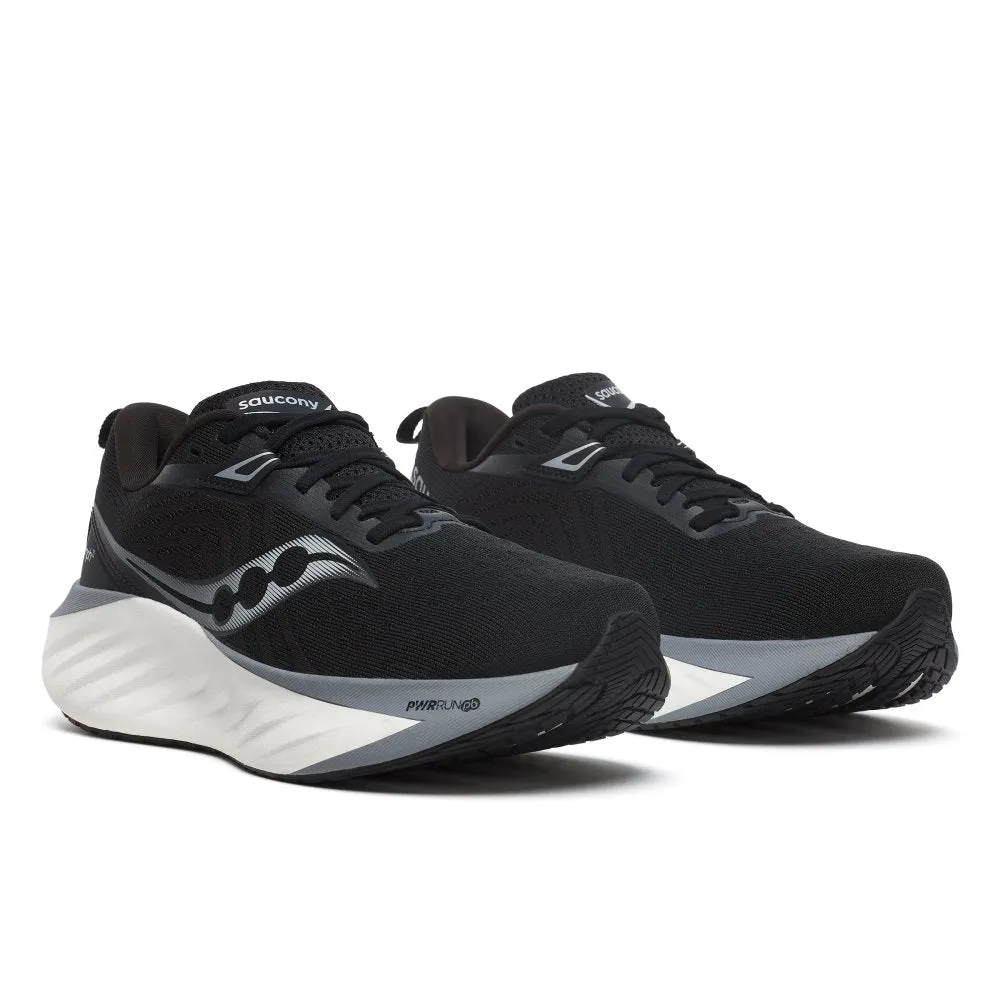 Saucony Men's Triumph 22 Wide - Black/White