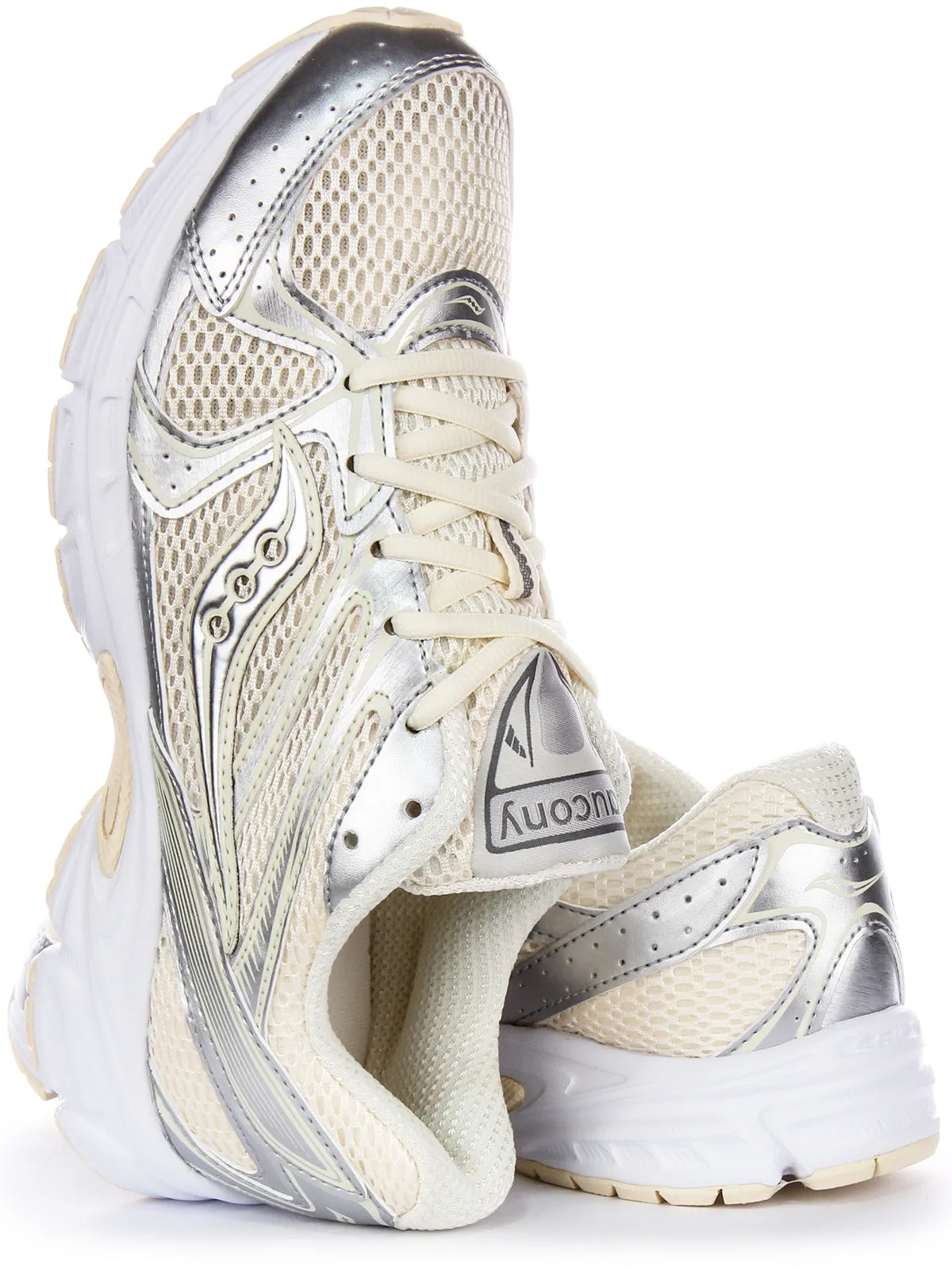 Saucony Ride Millennium In Cream For Women