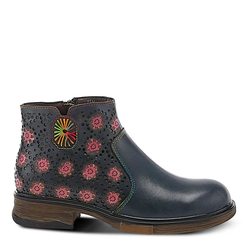 Spring Step Shoes L'Artiste Starisborn Leather Floral Boots