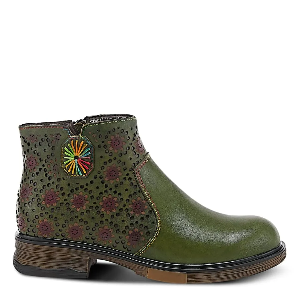 Spring Step Shoes L'Artiste Starisborn Leather Floral Boots