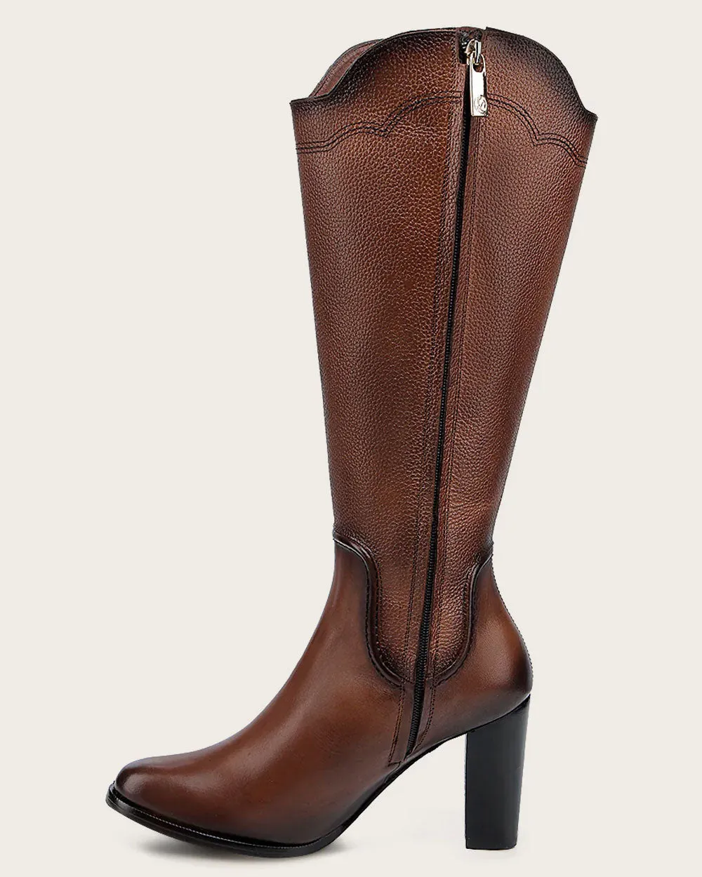 Tall honey deer boot