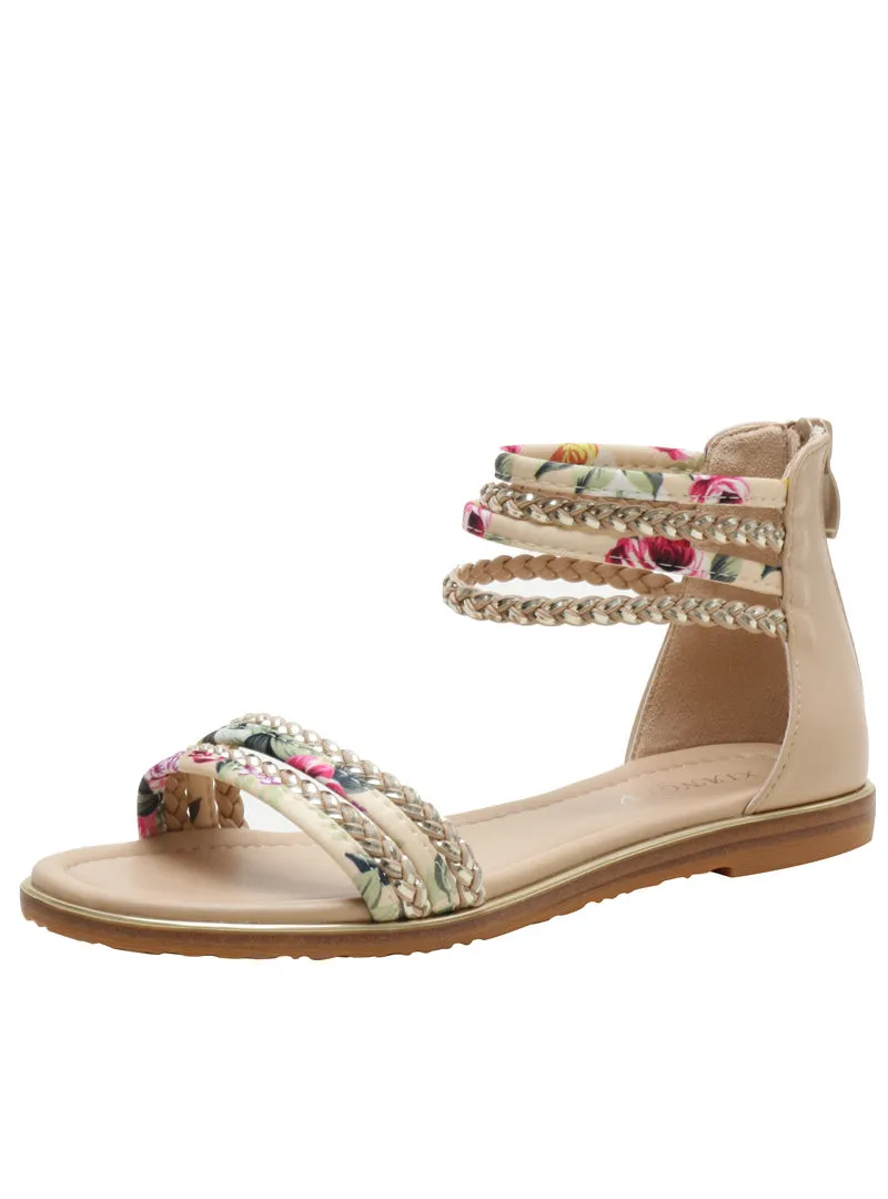 Uniwim Summer beach by the seaside sandals Casual Holiday Calico Beach Sandals