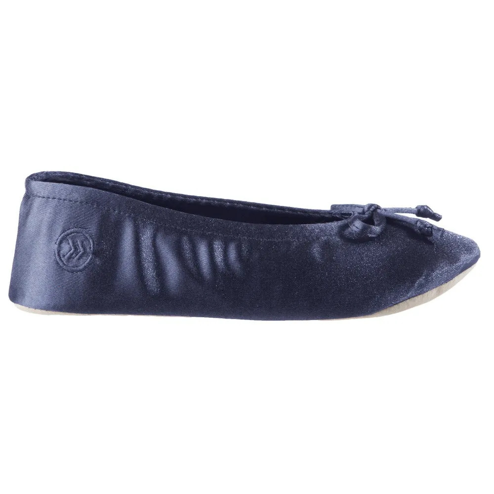 Women’s Satin Ballerina Slippers with Satin Bow