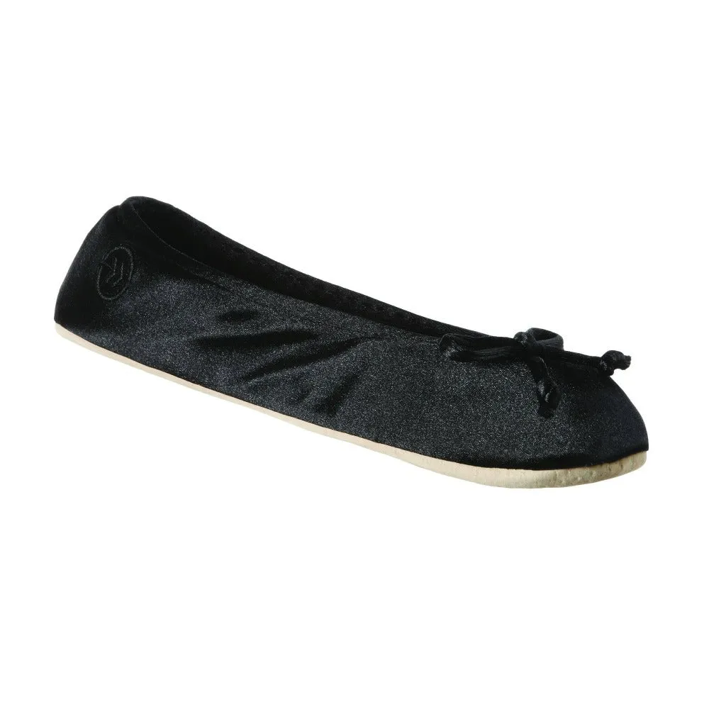 Women’s Satin Ballerina Slippers with Satin Bow