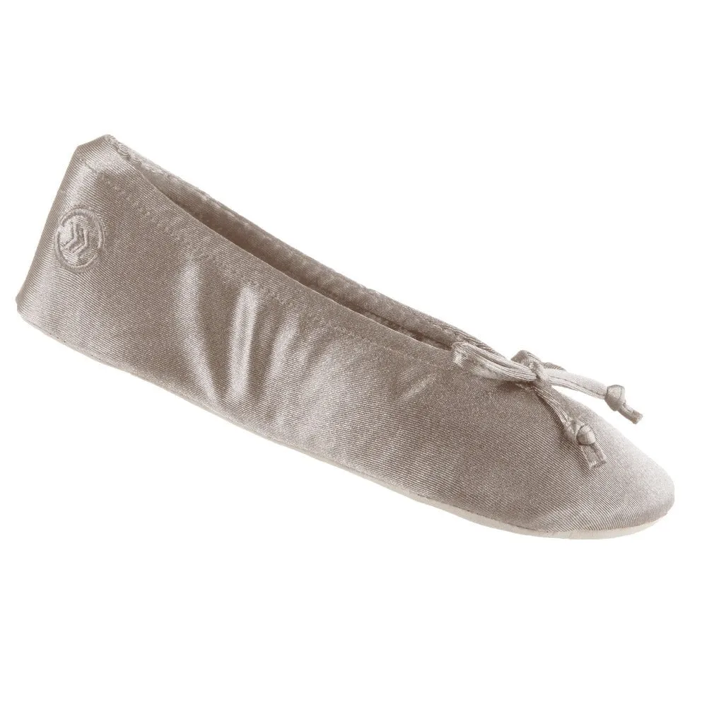 Women’s Satin Ballerina Slippers with Satin Bow