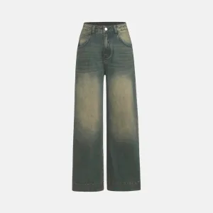 Zavina – Worn wash – Distressed jeans