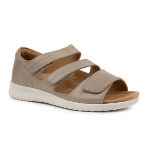 Ziera Bardot Wide Sandal (Women) - Misty/White Sole